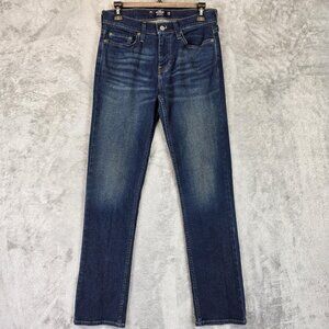 Hollister Jeans Mens 28x32 Slim Straight Epic Flex Denim Stretch Classic Fit